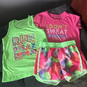 Girls 3 piece active wear